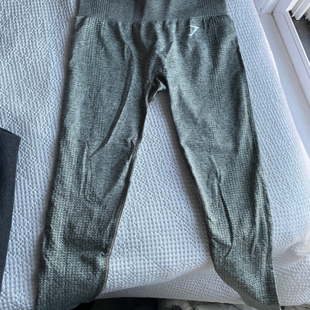 Green Gymshark Seamless Leggings